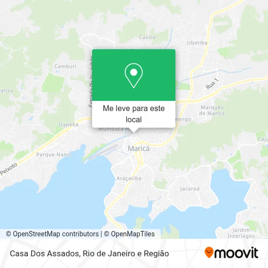 Casa Dos Assados mapa