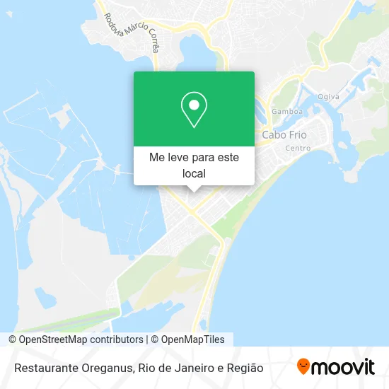 Restaurante Oreganus mapa