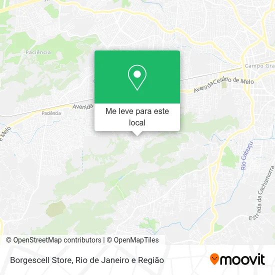 Borgescell Store mapa