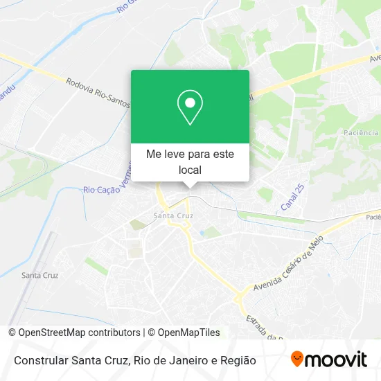 Constrular Santa Cruz mapa