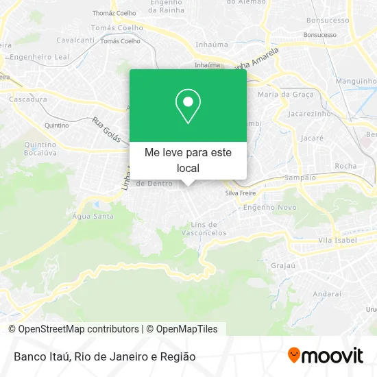 Banco Itaú mapa