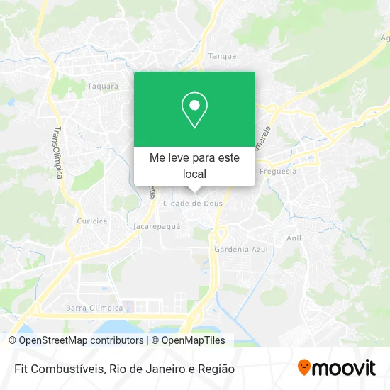Fit Combustíveis mapa
