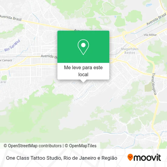 One Class Tattoo Studio mapa