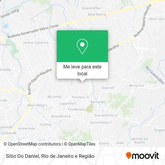 Sitio Do Daniel mapa