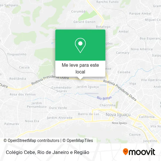 Colégio Cebe mapa