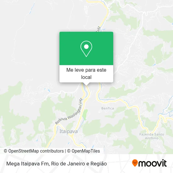 Mega Itaipava Fm mapa
