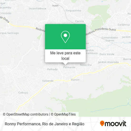 Ronny Performance mapa