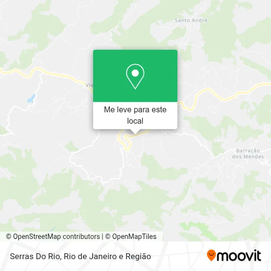 Serras Do Rio mapa