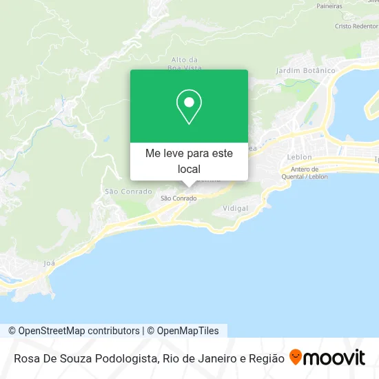Rosa De Souza Podologista mapa