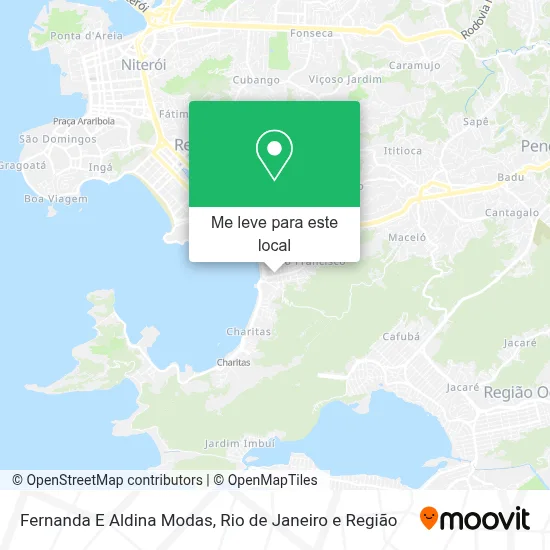 Fernanda E Aldina Modas mapa