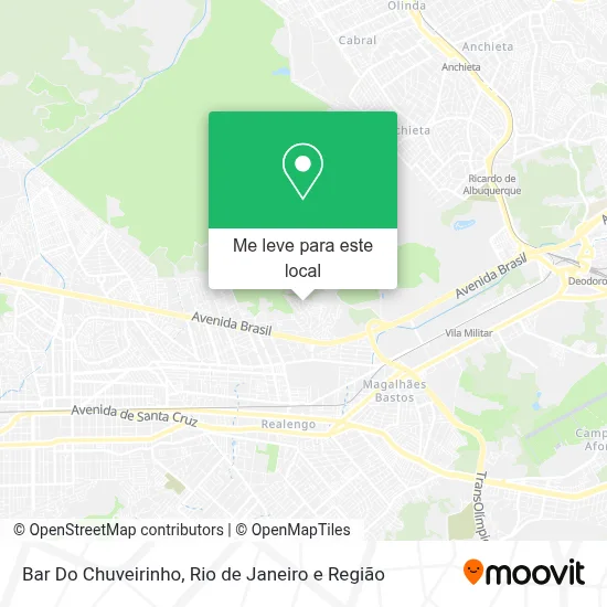 Bar Do Chuveirinho mapa