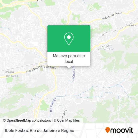 Ibele Festas mapa