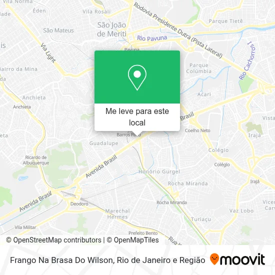 Frango Na Brasa Do Wilson mapa