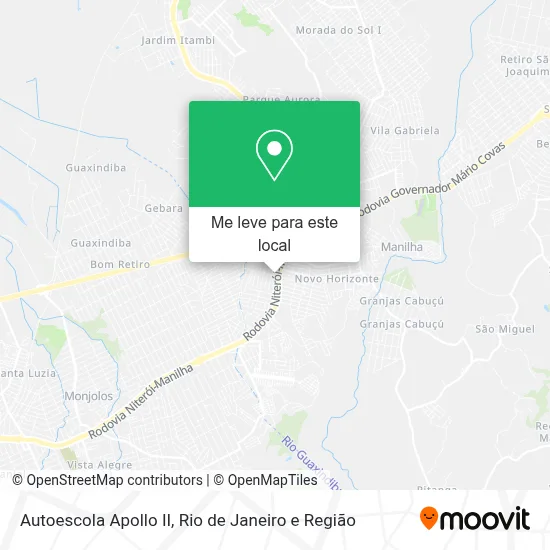 Autoescola Apollo II mapa