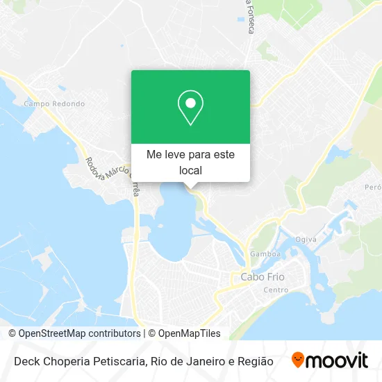 Deck Choperia Petiscaria mapa