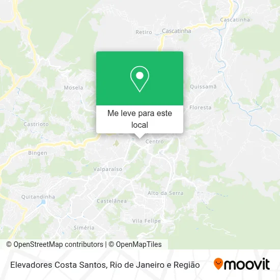 Elevadores Costa Santos mapa