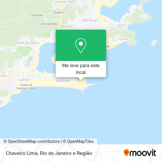 Chaveiro Lima mapa