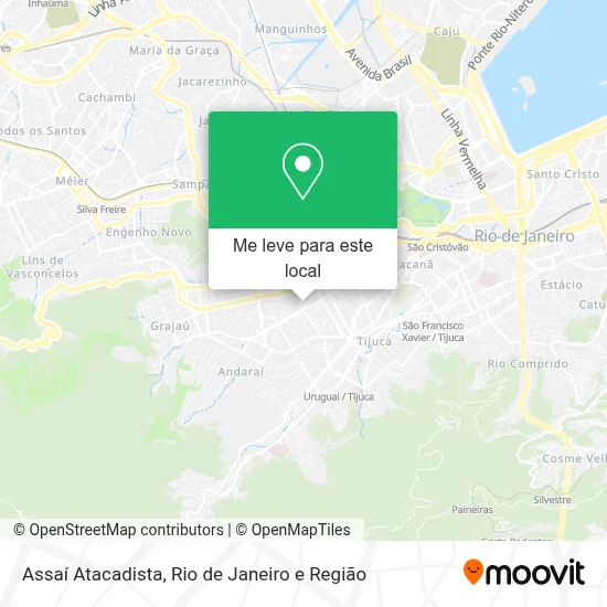 Assaí Atacadista mapa