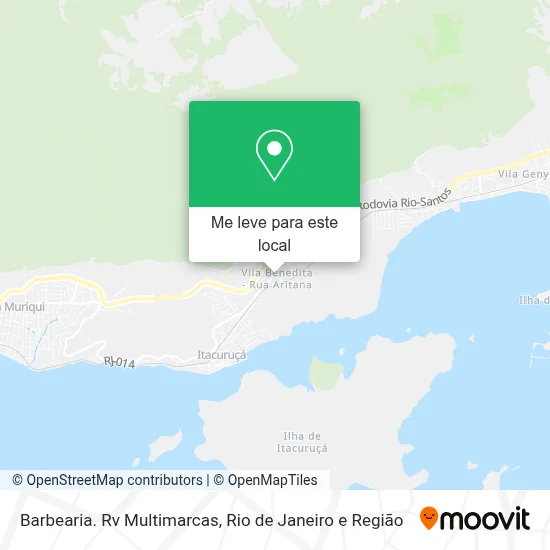 Barbearia. Rv Multimarcas mapa
