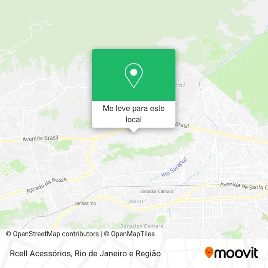 Rcell Acessórios mapa