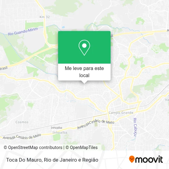 Toca Do Mauro mapa