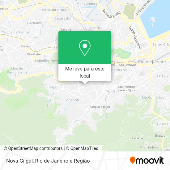 Nova Gilgal mapa
