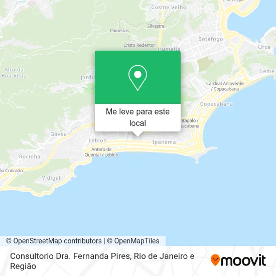 Consultorio Dra. Fernanda Pires mapa