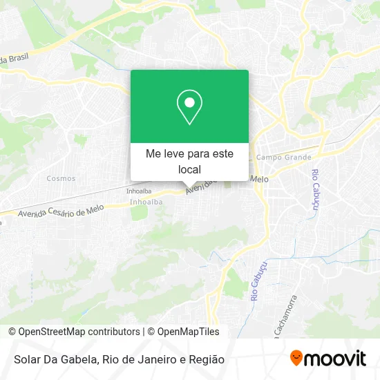 Solar Da Gabela mapa