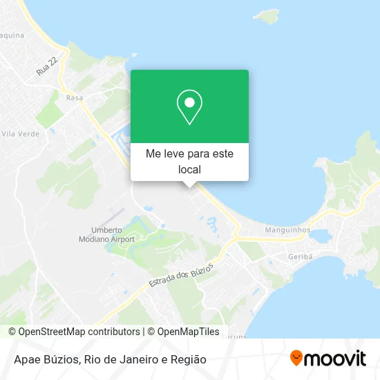 Apae Búzios mapa