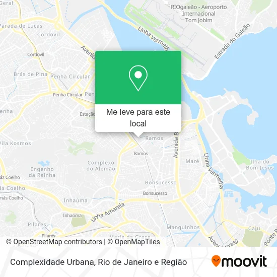 Complexidade Urbana mapa