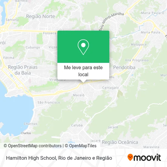Hamilton High School mapa