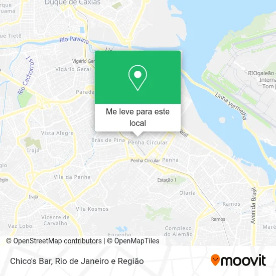 Chico's Bar mapa