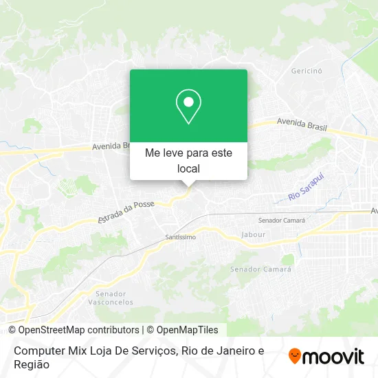 Computer Mix Loja De Serviços mapa