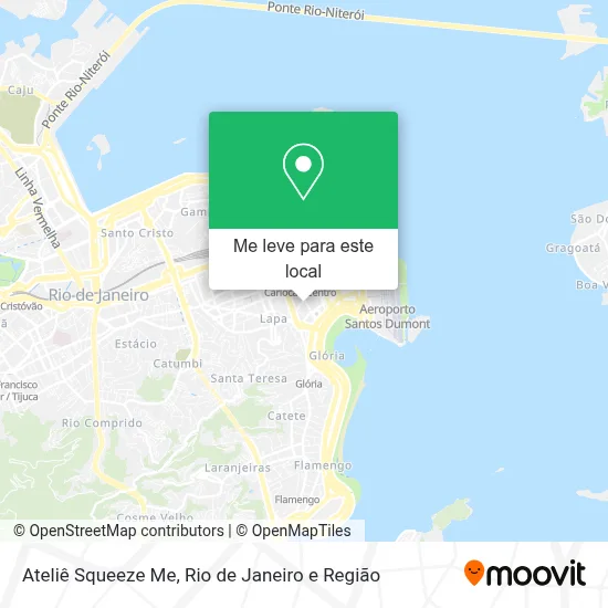 Ateliê Squeeze Me mapa