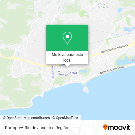 Portoprev mapa