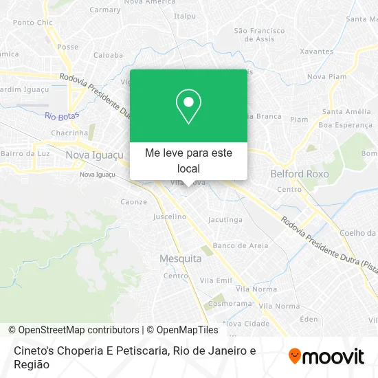 Cineto's Choperia E Petiscaria mapa
