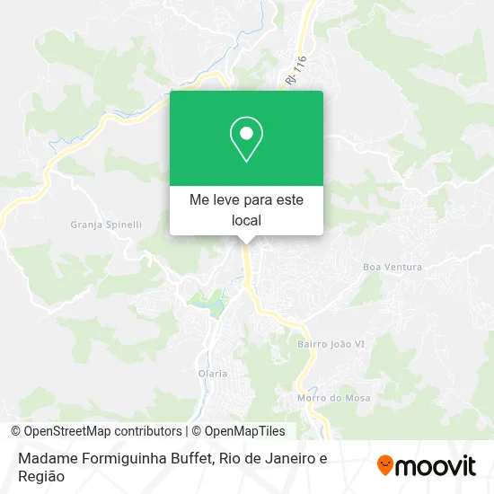 Madame Formiguinha Buffet mapa
