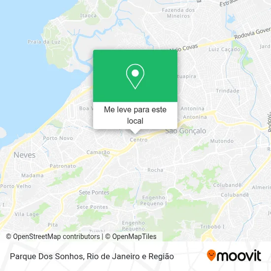 Parque Dos Sonhos mapa