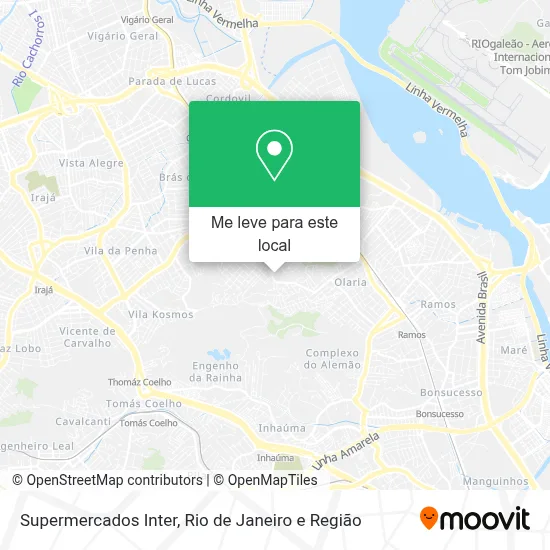Supermercados Inter mapa