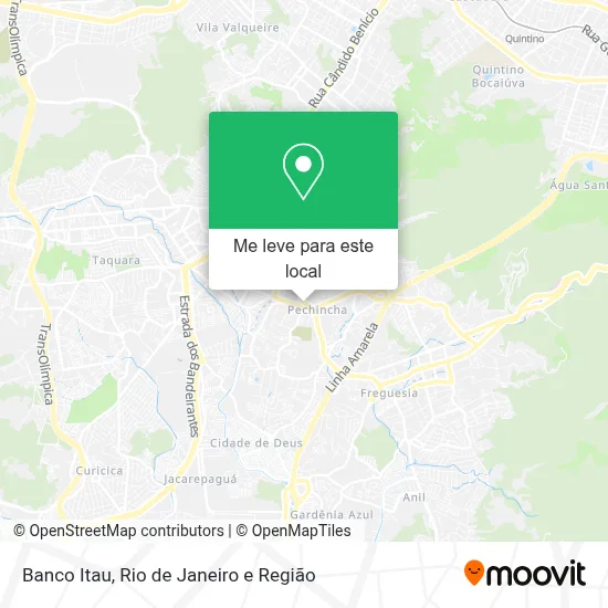 Banco Itau mapa