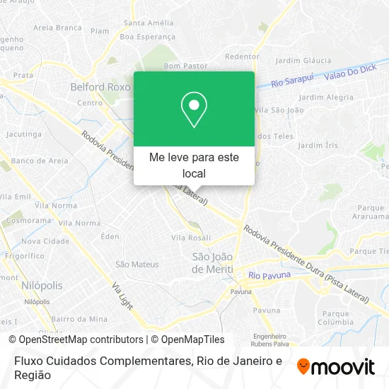 Fluxo Cuidados Complementares mapa