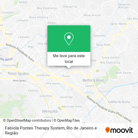 Fabiola Pontes Therapy System mapa