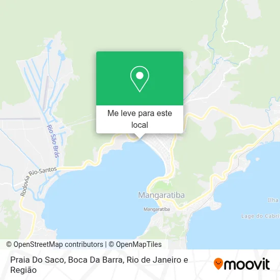Praia Do Saco, Boca Da Barra mapa