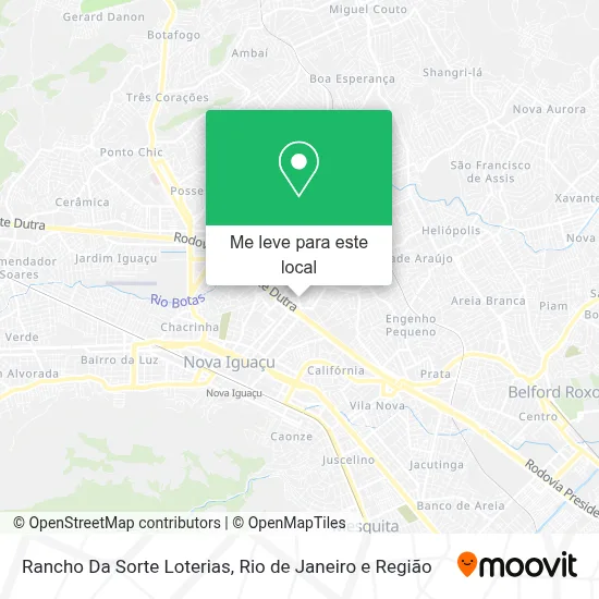 Rancho Da Sorte Loterias mapa