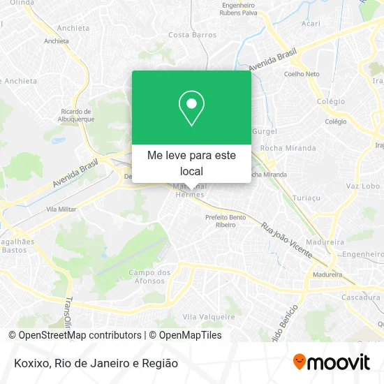 Koxixo mapa
