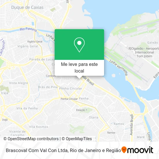 Brascoval Com Val Con Ltda mapa