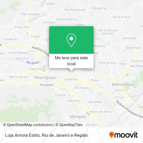 Loja Amora Estilo mapa