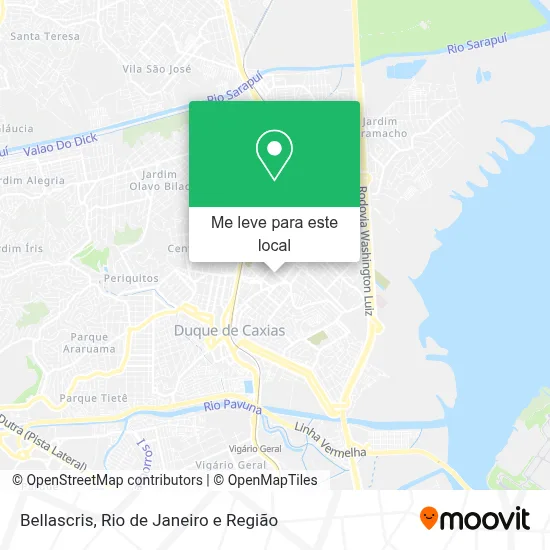 Bellascris mapa
