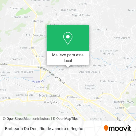 Barbearia Do Don mapa