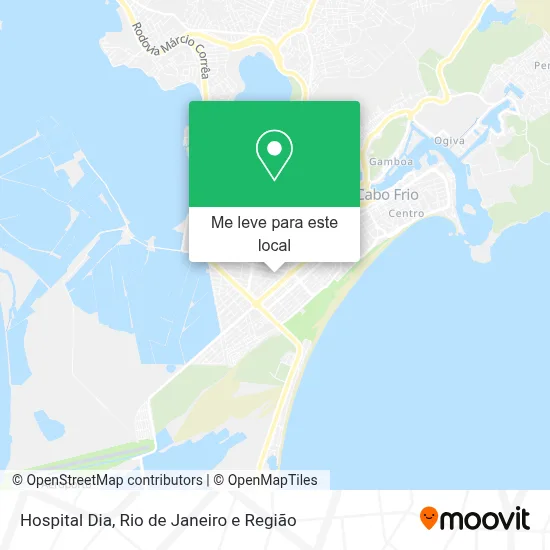 Hospital Dia mapa